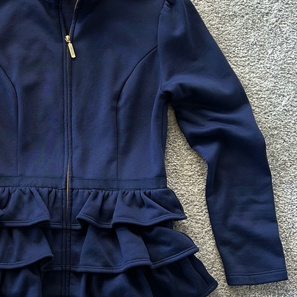 Lilly Pulitzer Azela Ruffle Fleece Jacket - Picture 6 of 7